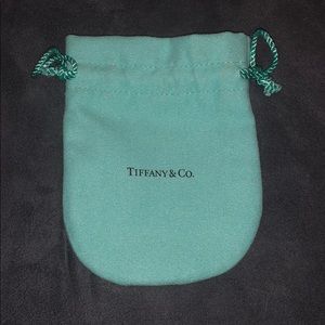 Tiffany and Co empty jewelry bag medium
